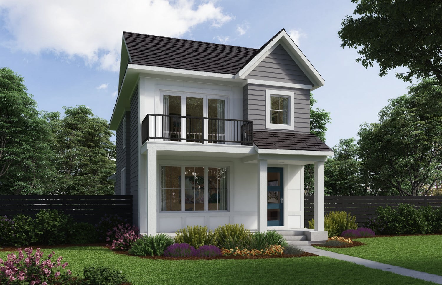 Exterior J Revival FOUR Elevation B