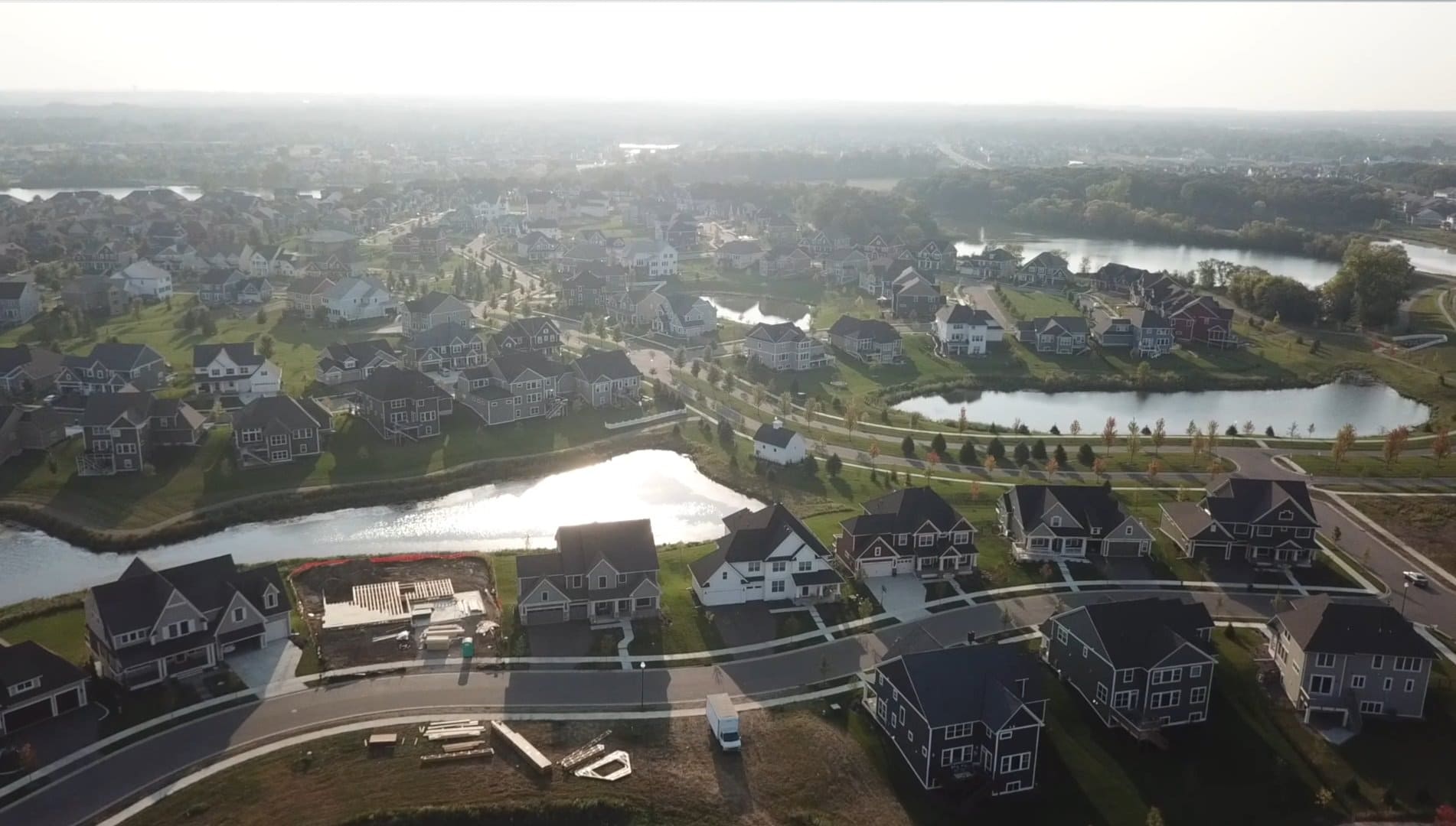 Aerial image of neighborhood