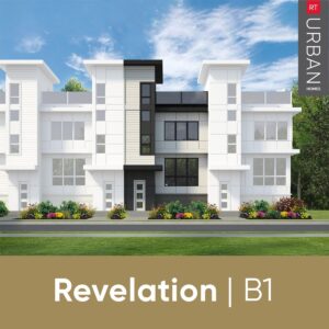 RT Urban Homes Revelation Collection – Elevation Of Floorplan B1